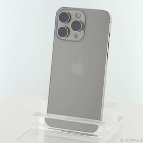 (中古)Apple iPhone15 Pro Max 256GB ナチュラルチタニウム MU6R3J/A SIMフリー(377-ud)