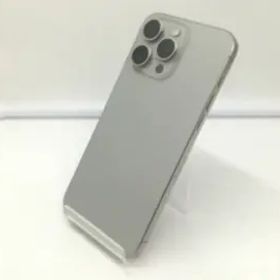 【中古】Apple SoftBank 【SIMフリー】 iPhone 15 Pro Max 256GB ナチュラルチタニウム MU6R3J/A【池袋東口】保証期間１ヶ月【ランクA】