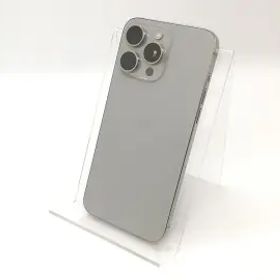 【中古】Apple SoftBank 【SIMフリー】 iPhone 15 Pro Max 256GB ナチュラルチタニウム MU6R3J/A【秋葉4号】保証期間１ヶ月【ランクA】