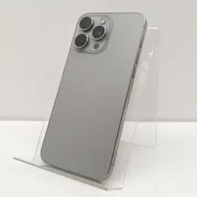 【中古】Apple docomo 【SIMフリー】 iPhone 15 Pro Max 256GB ナチュラルチタニウム MU6R3J/A【仙台イービーンズ】保証期間１ヶ月【ラン