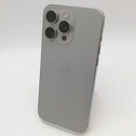 【中古】Apple 国内版 【SIMフリー】 iPhone 15 Pro Max 256GB ナチュラルチタニウム MU6R3J/A【鹿児島中町】保証期間１ヶ月【ランクB】