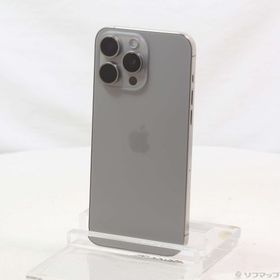 (中古)Apple iPhone15 Pro Max 256GB ナチュラルチタニウム MU6R3J/A SIMフリー(295-ud)