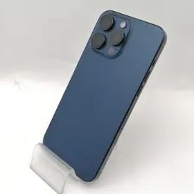 【中古】Apple 国内版 【SIMフリー】 iPhone 15 Pro Max 256GB ブルーチタニウム MU6T3J/A【新宿東口】保証期間１ヶ月【ランクA】
