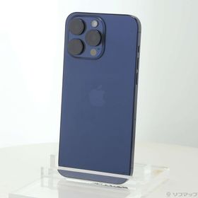 (中古)Apple iPhone15 Pro Max 256GB ブルーチタニウム MU6T3J/A SIMフリー(198-ud)