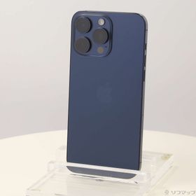 (中古)Apple iPhone15 Pro Max 256GB ブルーチタニウム MU6T3J/A SIMフリー(377-ud)