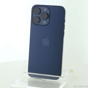 (中古)Apple iPhone15 Pro Max 256GB ブルーチタニウム MU6T3J/A SIMフリー(377-ud)