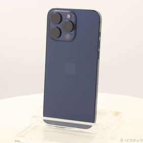 (中古)Apple iPhone15 Pro Max 256GB ブルーチタニウム MU6T3J/A SIMフリー(297-ud)