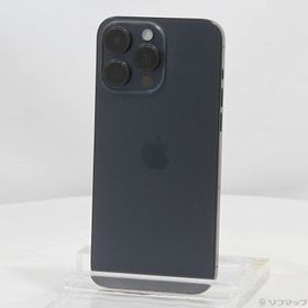 (中古)Apple iPhone15 Pro Max 256GB ブルーチタニウム MU6T3J/A SIMフリー(276-ud)