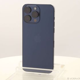 (中古)Apple iPhone15 Pro Max 256GB ブルーチタニウム MU6T3J/A SIMフリー(377-ud)