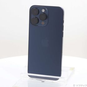 (中古)Apple iPhone15 Pro Max 256GB ブルーチタニウム MU6T3J/A SIMフリー(258-ud)