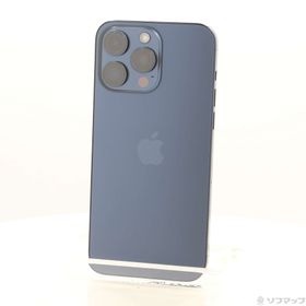(中古)Apple iPhone15 Pro Max 256GB ブルーチタニウム MU6T3J/A SIMフリー(262-ud)