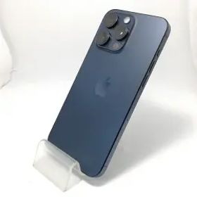 【中古】Apple 国内版 【SIMフリー】 iPhone 15 Pro Max 256GB ブルーチタニウム MU6T3J/A【新橋烏森通り】保証期間１ヶ月【ランクB】