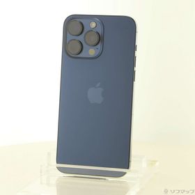 (中古)Apple iPhone15 Pro Max 256GB ブルーチタニウム MU6T3J/A SIMフリー(371-ud)