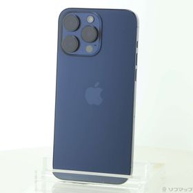(中古)Apple iPhone15 Pro Max 256GB ブルーチタニウム MU6T3J/A SIMフリー(305-ud)