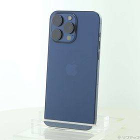 (中古)Apple iPhone15 Pro Max 256GB ブルーチタニウム MU6T3J/A SIMフリー(262-ud)