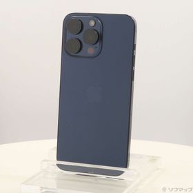 (中古)Apple iPhone15 Pro Max 256GB ブルーチタニウム MU6T3J/A SIMフリー(377-ud)