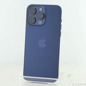 (中古)Apple iPhone15 Pro Max 256GB ブルーチタニウム MU6T3J/A SIMフリー(349-ud)
