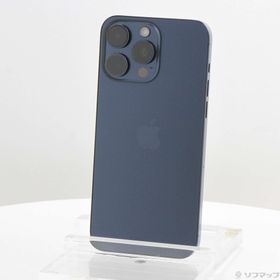 (中古)Apple iPhone15 Pro Max 256GB ブルーチタニウム MU6T3J/A SIMフリー(305-ud)