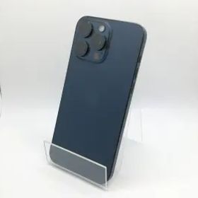 【中古】Apple 国内版 【SIMフリー】 iPhone 15 Pro Max 256GB ブルーチタニウム MU6T3J/A【新橋】保証期間１ヶ月【ランクB】