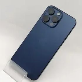 【中古】Apple 国内版 【SIMフリー】 iPhone 15 Pro Max 256GB ブルーチタニウム MU6T3J/A【新宿東口】保証期間１ヶ月【ランクB】