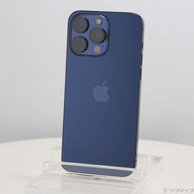 (中古)Apple iPhone15 Pro Max 256GB ブルーチタニウム MU6T3J/A SIMフリー(269-ud)