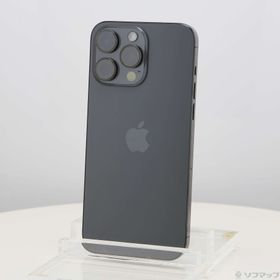 (中古)Apple iPhone15 Pro Max 512GB ブラックチタニウム MU6U3J/A SIMフリー(295-ud)
