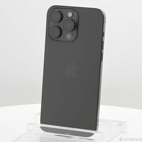 (中古)Apple iPhone15 Pro Max 512GB ブラックチタニウム MU6U3J/A SIMフリー(198-ud)