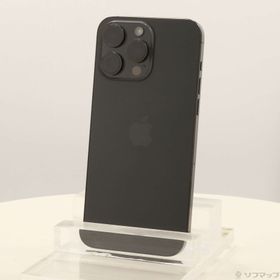 (中古)Apple iPhone15 Pro Max 512GB ブラックチタニウム MU6U3J/A SIMフリー(297-ud)