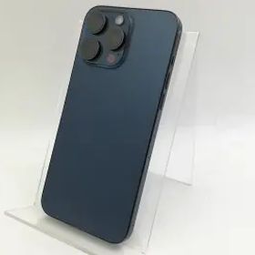 【中古】Apple 国内版 【SIMフリー】 iPhone 15 Pro Max 512GB ブルーチタニウム MU6X3J/A【千葉】保証期間１ヶ月【ランクC】