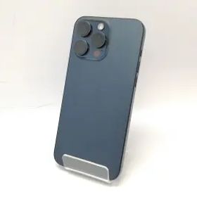 【中古】Apple docomo 【SIMフリー】 iPhone 15 Pro Max 512GB ブルーチタニウム MU6X3J/A【川越クレアモール】保証期間１ヶ月【ランクA