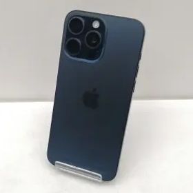 【中古】Apple SoftBank 【SIMフリー】 iPhone 15 Pro Max 512GB ブルーチタニウム MU6X3J/A【仙台イービーンズ】保証期間１ヶ月【ランク