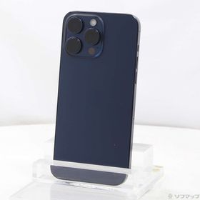 (中古)Apple iPhone15 Pro Max 512GB ブルーチタニウム MU6X3J/A SIMフリー(377-ud)