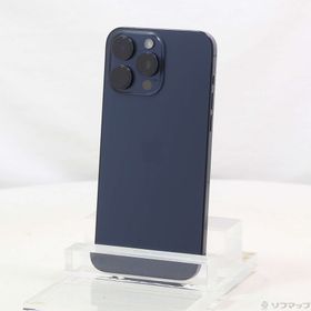 (中古)Apple iPhone15 Pro Max 512GB ブルーチタニウム MU6X3J/A SIMフリー(377-ud)