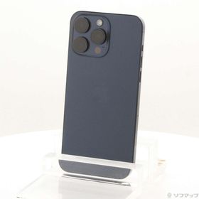 (中古)Apple iPhone15 Pro Max 512GB ブルーチタニウム MU6X3J/A SIMフリー(276-ud)