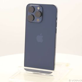 (中古)Apple iPhone15 Pro Max 512GB ブルーチタニウム MU6X3J/A SIMフリー(377-ud)