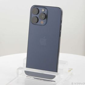 (中古)Apple iPhone15 Pro Max 512GB ブルーチタニウム MU6X3J/A SIMフリー(349-ud)