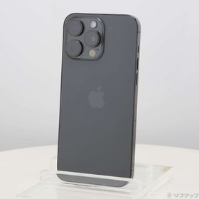 (中古)Apple iPhone15 Pro Max 1TB ブラックチタニウム MU6Y3J/A SIMフリー(349-ud)