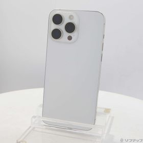 (中古)Apple iPhone15 Pro Max 1TB ホワイトチタニウム MU703J/A SIMフリー(368-ud)