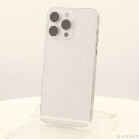 (中古)Apple iPhone15 Pro Max 1TB ホワイトチタニウム MU703J/A SIMフリー(262-ud)