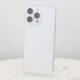 (中古)Apple iPhone15 Pro Max 1TB ホワイトチタニウム MU703J/A SIMフリー(269-ud)