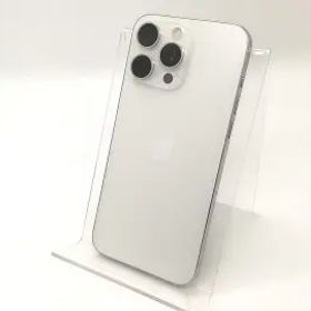 【中古】Apple SoftBank 【SIMフリー】 iPhone 15 Pro Max 1TB ホワイトチタニウム MU703J/A【秋葉4号】保証期間１ヶ月【ランクB】