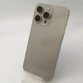 【中古】Apple 国内版 【SIMフリー】 iPhone 15 Pro Max 1TB ナチュラルチタニウム MU713J/A【三宮センター】保証期間１ヶ月【ランクA】