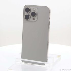 (中古)Apple iPhone15 Pro Max 1TB ナチュラルチタニウム MU713J/A SIMフリー(371-ud)