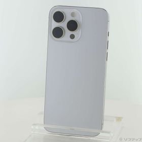 (中古)Apple iPhone15 Pro Max 512GB ホワイトチタニウム MU6V3J/A SIMフリー(368-ud)