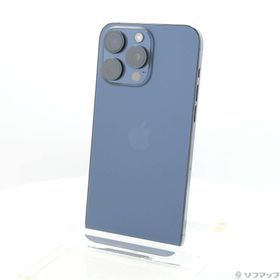 (中古)Apple iPhone15 Pro Max 256GB ブルーチタニウム NU6T3J/A SIMフリー(377-ud)
