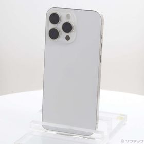 (中古)Apple iPhone15 Pro Max 512GB ホワイトチタニウム MU6V3J/A SIMフリー(344-ud)