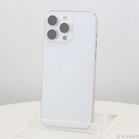 (中古)Apple iPhone15 Pro Max 512GB ホワイトチタニウム MU6V3J/A SIMフリー(262-ud)