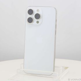 (中古)Apple iPhone15 Pro Max 512GB ホワイトチタニウム MU6V3J/A SIMフリー(262-ud)