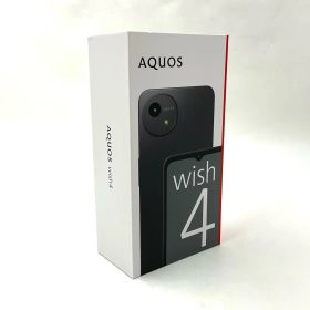 【全額返金保証】【最速発送】SHARP AQUOS wish4 ブラック Softbank A403SH 新品未開封 即納OK