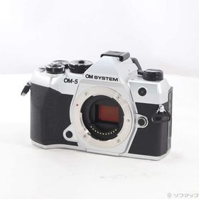 (中古)OMSYSTEM OM-5 Mark II ボディ シルバー(258-ud)